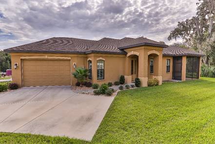 A picture containing grass, outdoor, sky, house  Description automatically generated